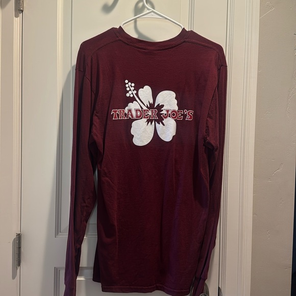 Trader Joe'S Tops - Trader Joe’s Burgundy Long Sleeve